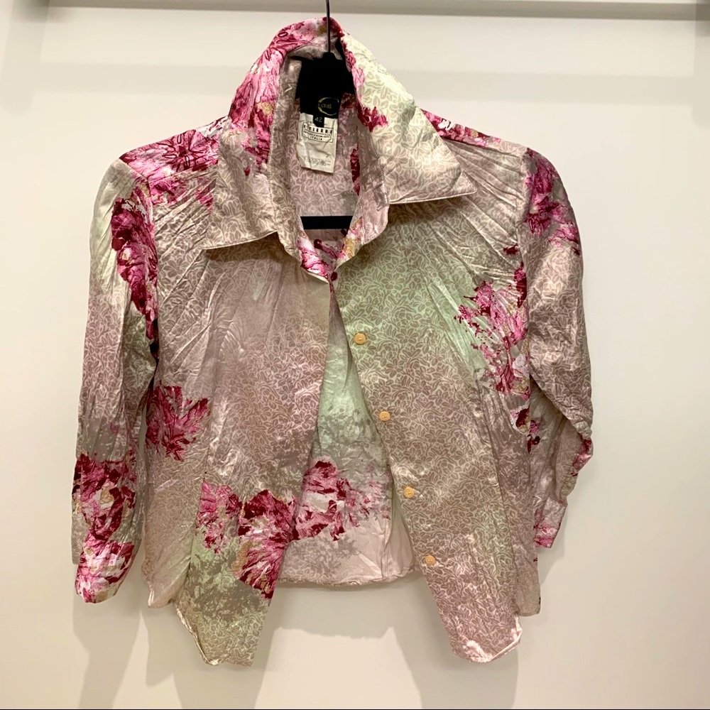 Just Cavalli floral button up- Size 42